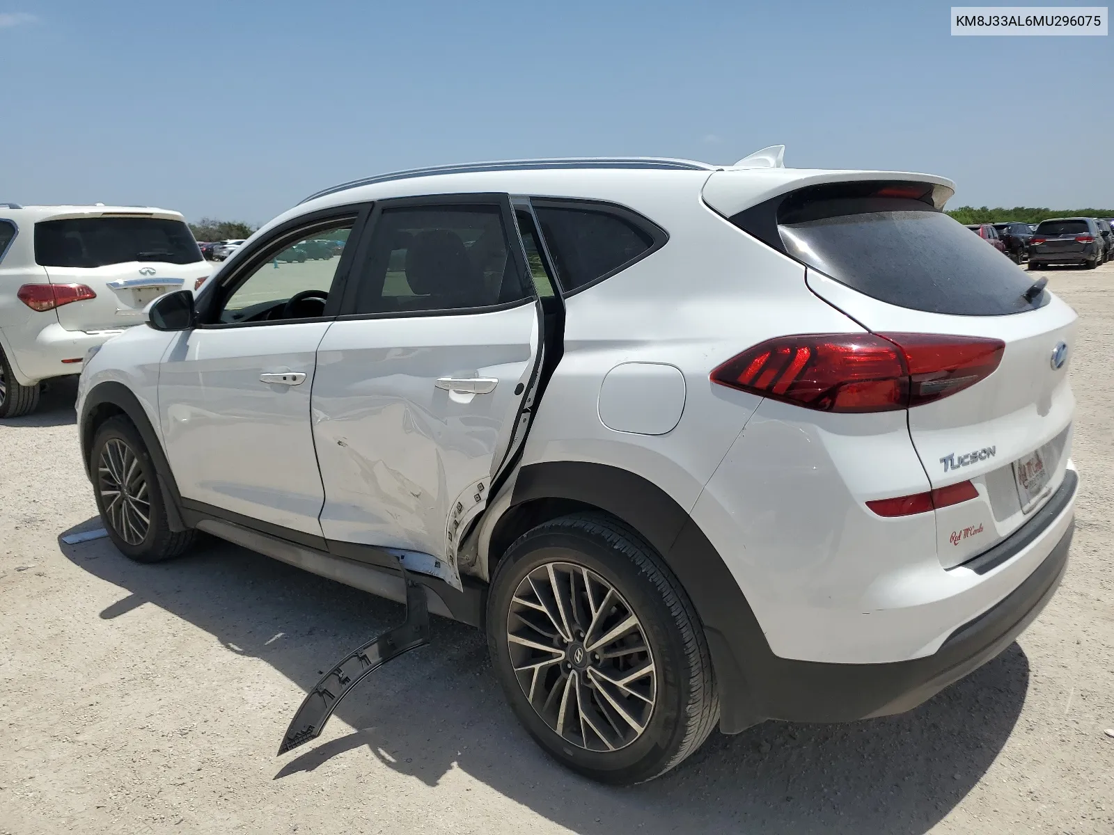 2021 Hyundai Tucson Limited VIN: KM8J33AL6MU296075 Lot: 65645774