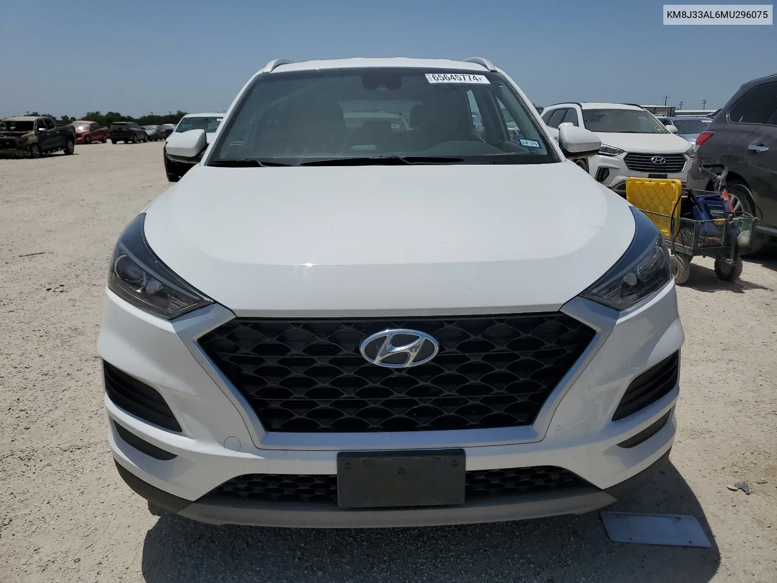 2021 Hyundai Tucson Limited VIN: KM8J33AL6MU296075 Lot: 65645774