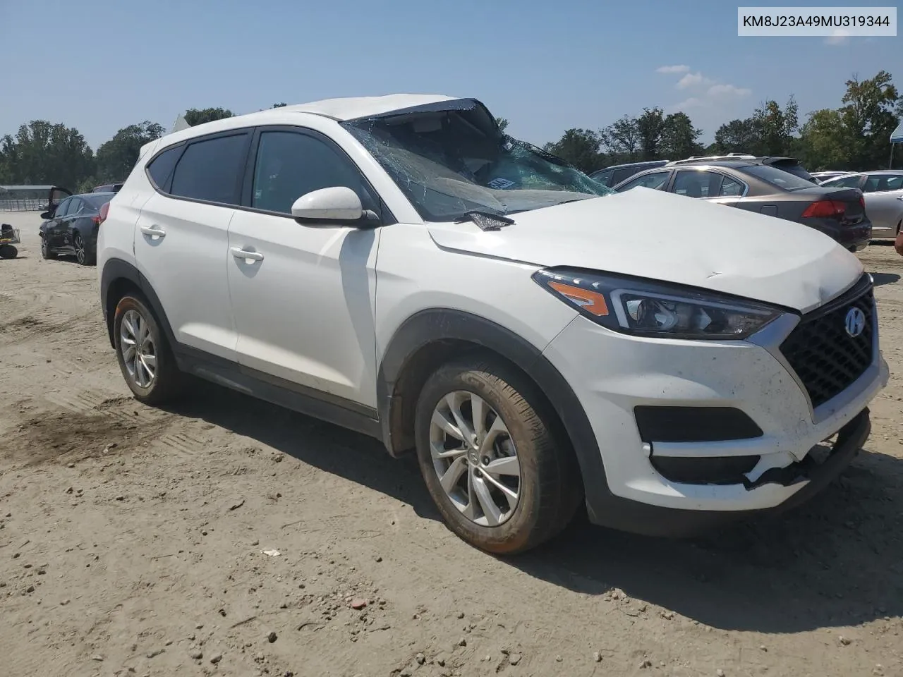 2021 Hyundai Tucson Se VIN: KM8J23A49MU319344 Lot: 69241544