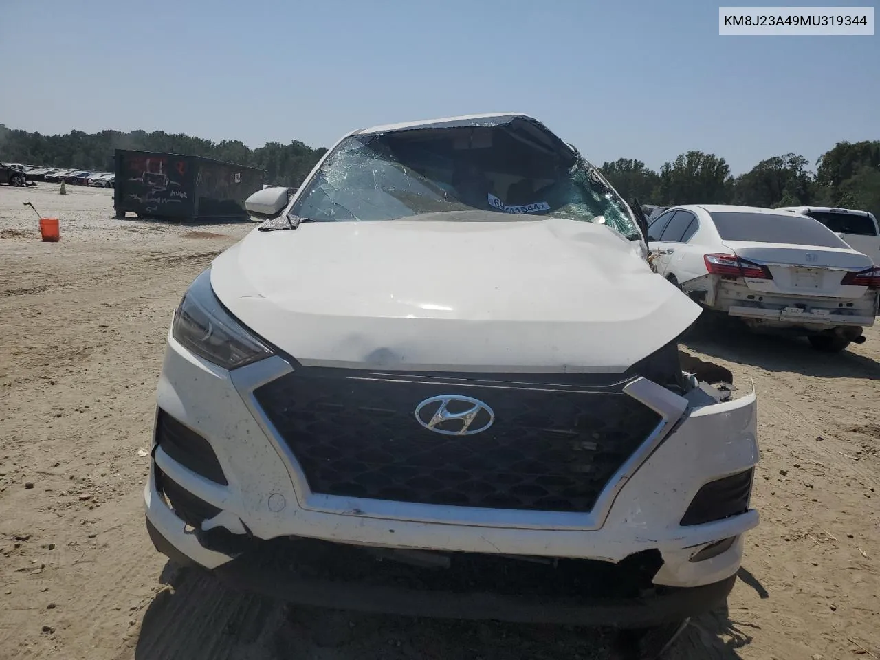 2021 Hyundai Tucson Se VIN: KM8J23A49MU319344 Lot: 69241544