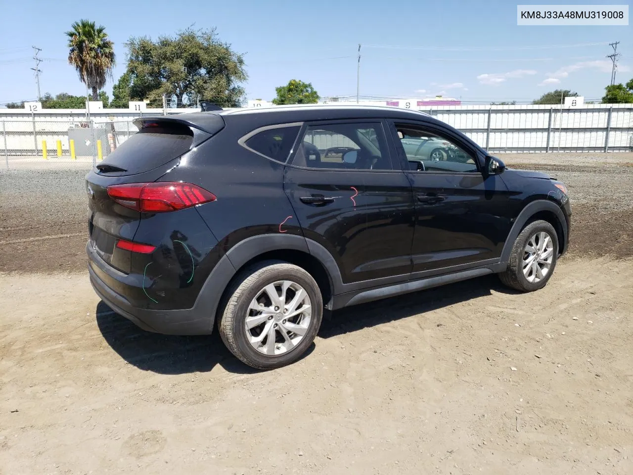 2021 Hyundai Tucson Limited VIN: KM8J33A48MU319008 Lot: 70039714