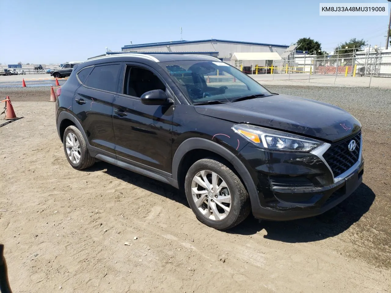 2021 Hyundai Tucson Limited VIN: KM8J33A48MU319008 Lot: 70039714