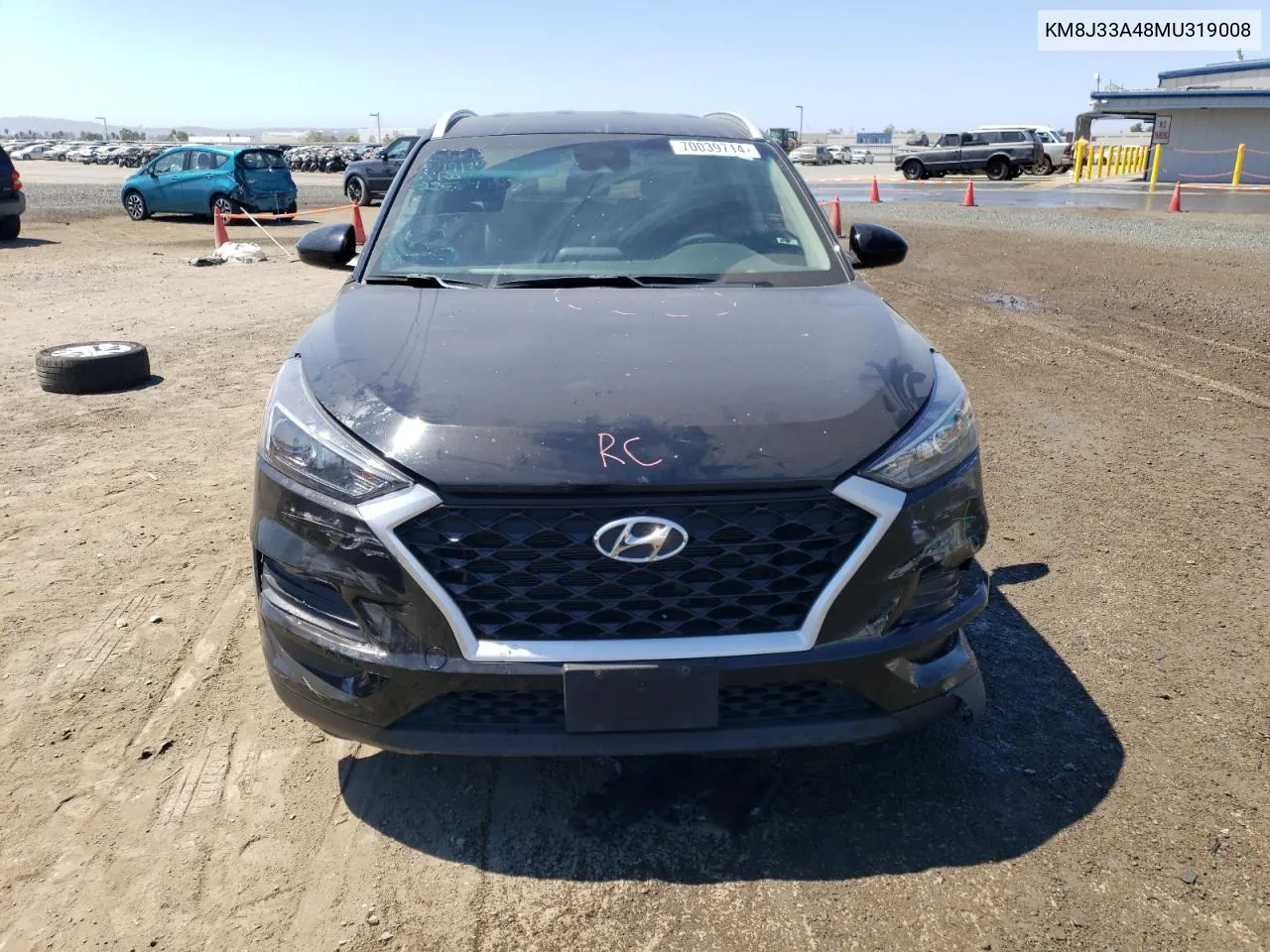 2021 Hyundai Tucson Limited VIN: KM8J33A48MU319008 Lot: 70039714