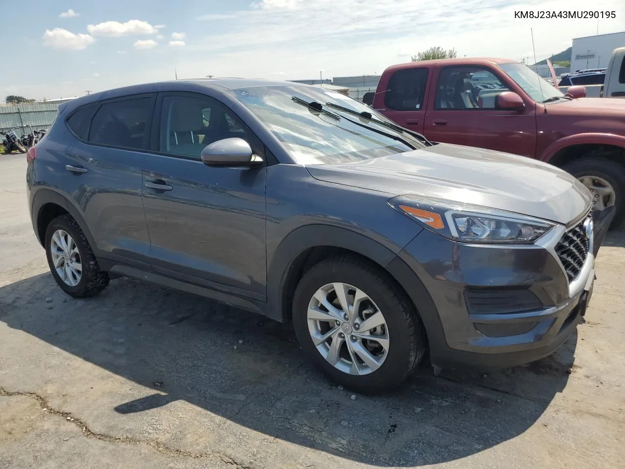 2021 Hyundai Tucson Se VIN: KM8J23A43MU290195 Lot: 70390034