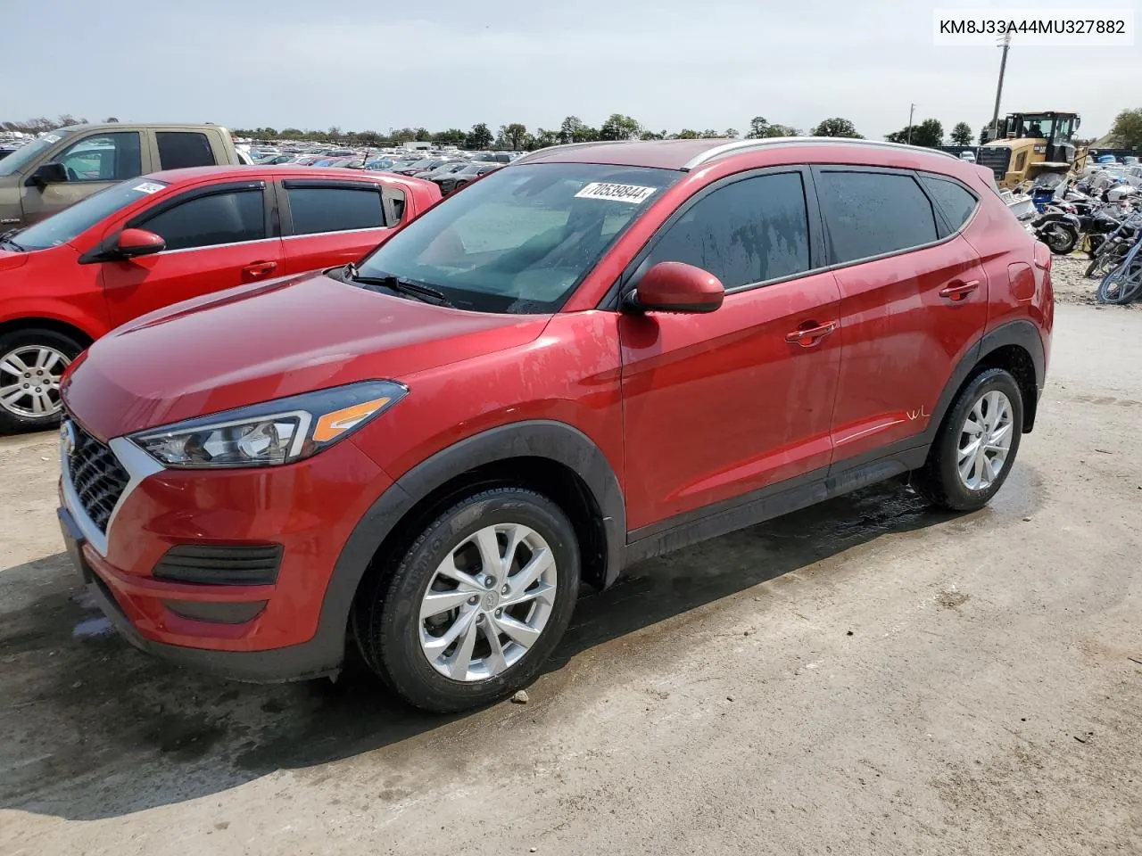 2021 Hyundai Tucson Limited VIN: KM8J33A44MU327882 Lot: 70539844