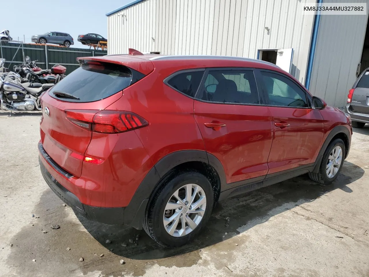 2021 Hyundai Tucson Limited VIN: KM8J33A44MU327882 Lot: 70539844