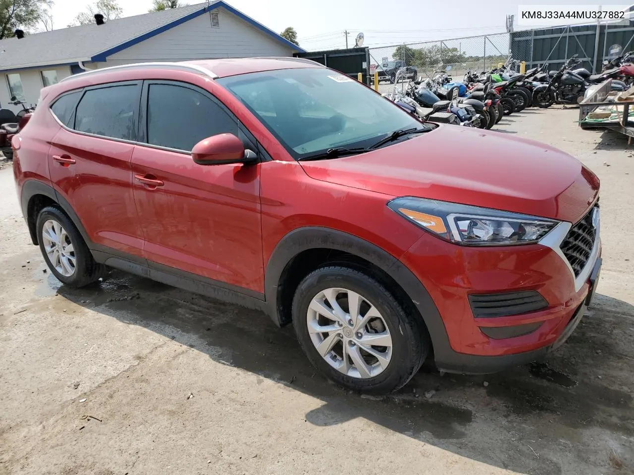 2021 Hyundai Tucson Limited VIN: KM8J33A44MU327882 Lot: 70539844