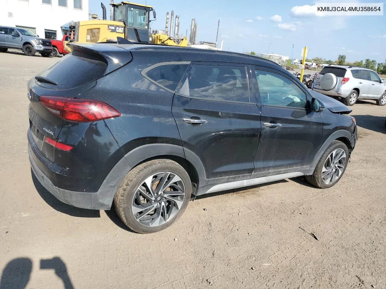 2021 Hyundai Tucson Limited VIN: KM8J3CAL4MU358654 Lot: 70996354