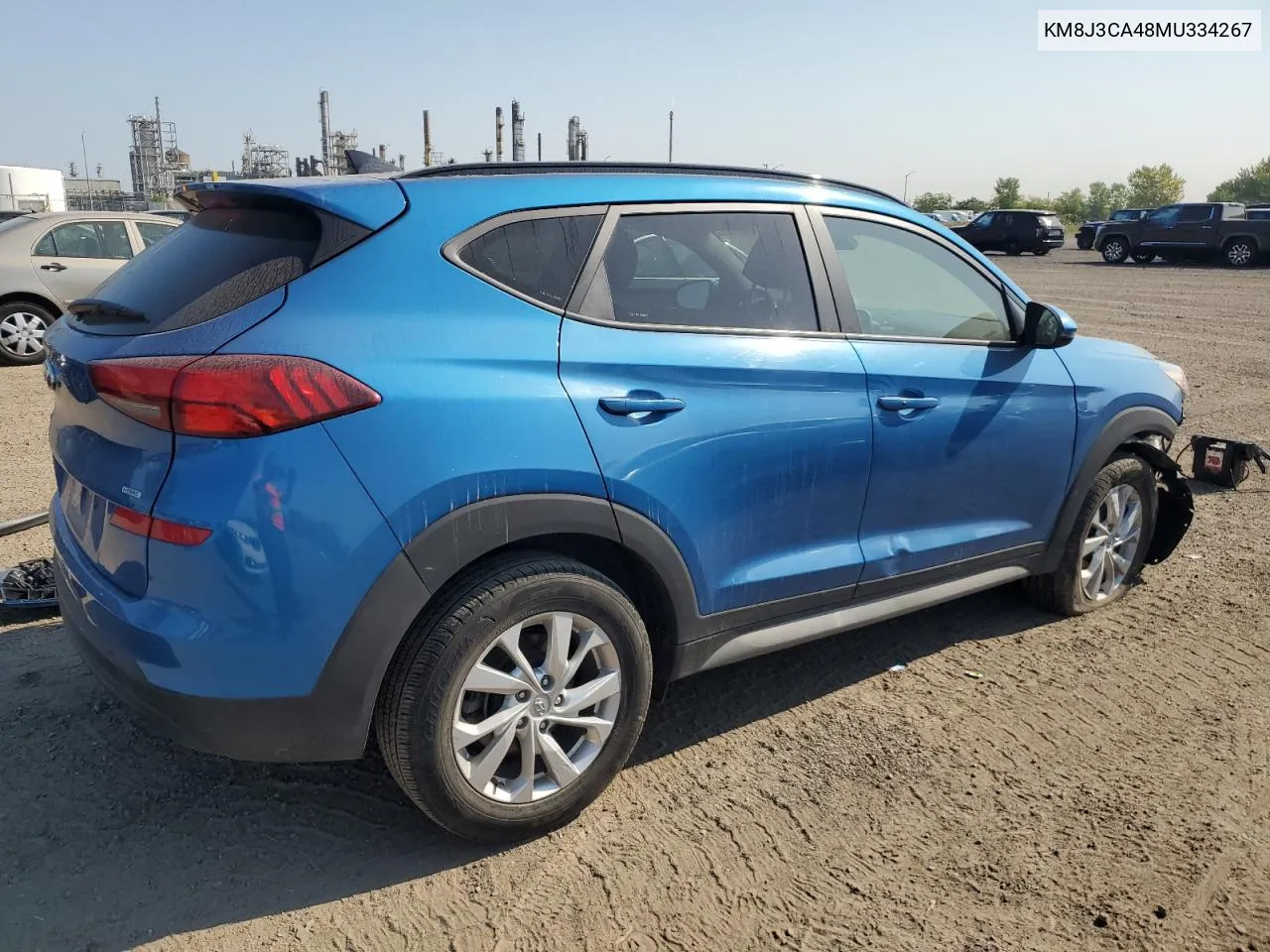 2021 Hyundai Tucson Limited VIN: KM8J3CA48MU334267 Lot: 71198404