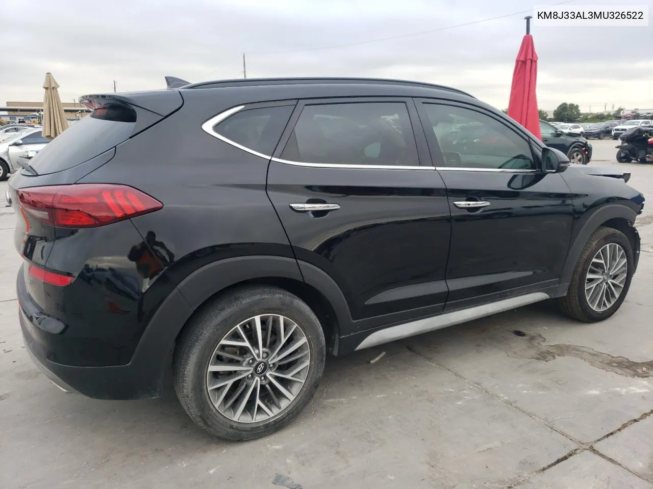 2021 Hyundai Tucson Limited VIN: KM8J33AL3MU326522 Lot: 71224514