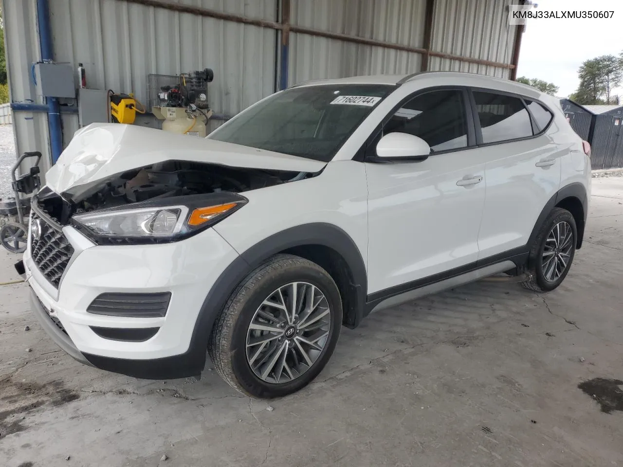 2021 Hyundai Tucson Limited VIN: KM8J33ALXMU350607 Lot: 71602744