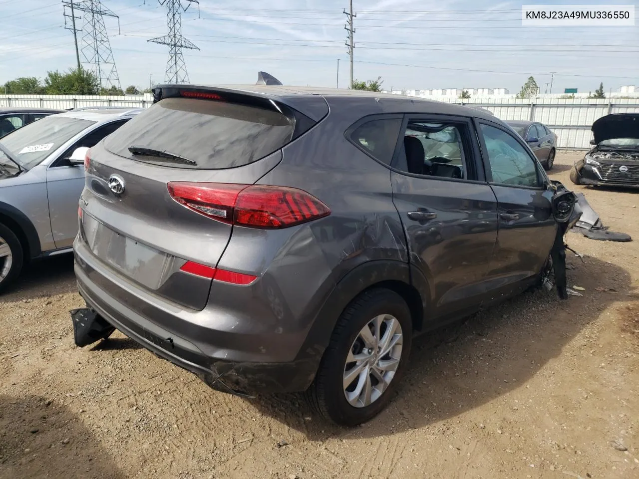 2021 Hyundai Tucson Se VIN: KM8J23A49MU336550 Lot: 71642564