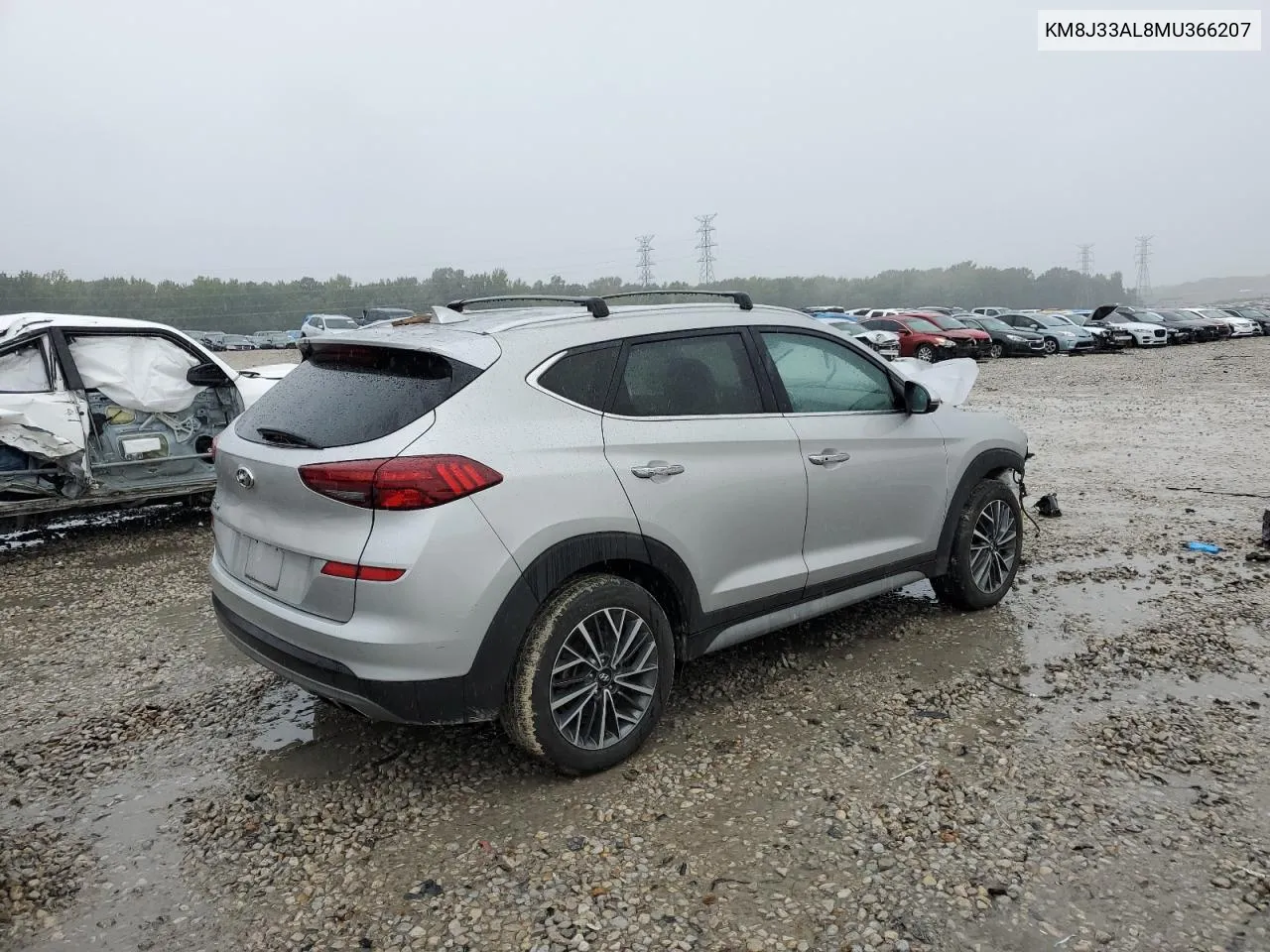 2021 Hyundai Tucson Limited VIN: KM8J33AL8MU366207 Lot: 71643474