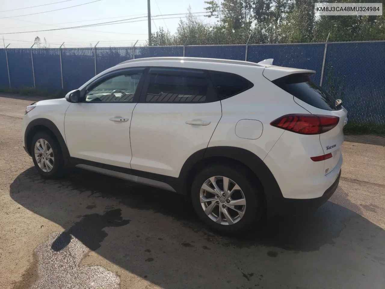 2021 Hyundai Tucson Limited VIN: KM8J3CA48MU324984 Lot: 71912584