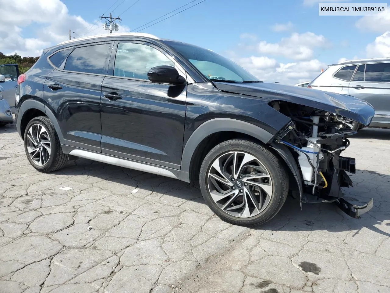 2021 Hyundai Tucson Limited VIN: KM8J3CAL1MU389165 Lot: 72449324