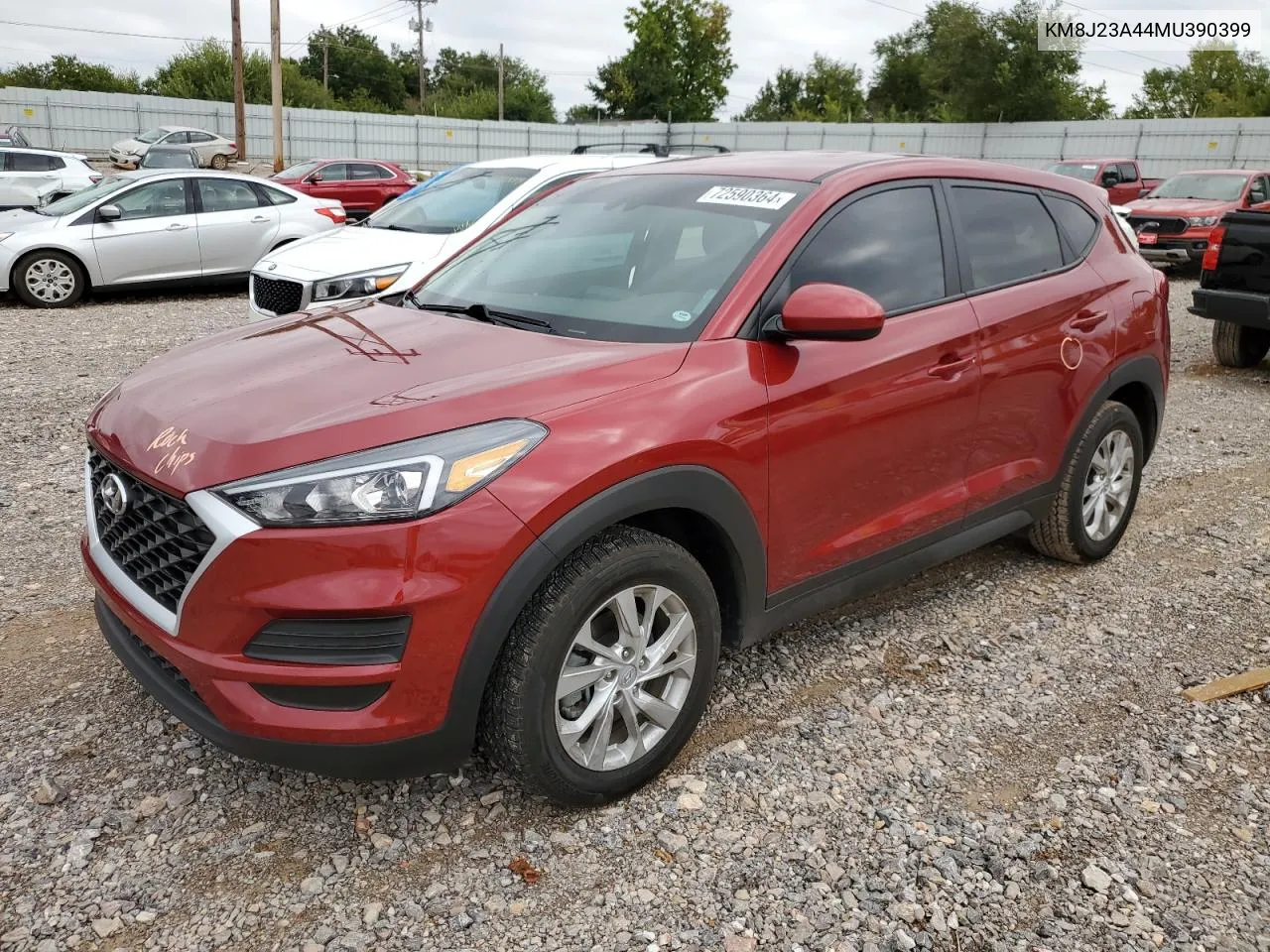 2021 Hyundai Tucson Se VIN: KM8J23A44MU390399 Lot: 72590364