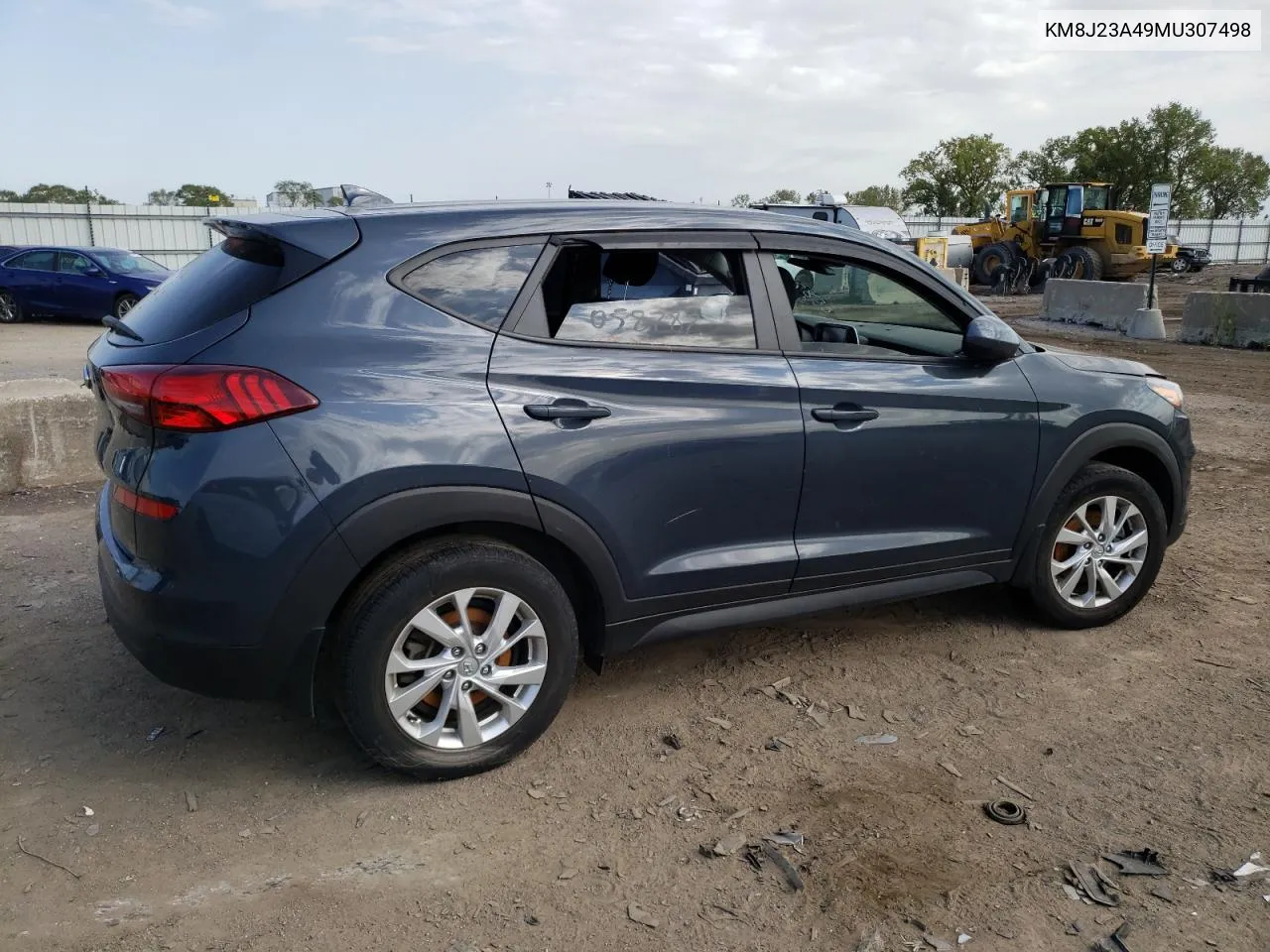 2021 Hyundai Tucson Se VIN: KM8J23A49MU307498 Lot: 72707574