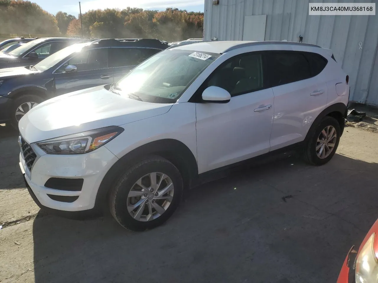 2021 Hyundai Tucson Limited VIN: KM8J3CA40MU368168 Lot: 73186214