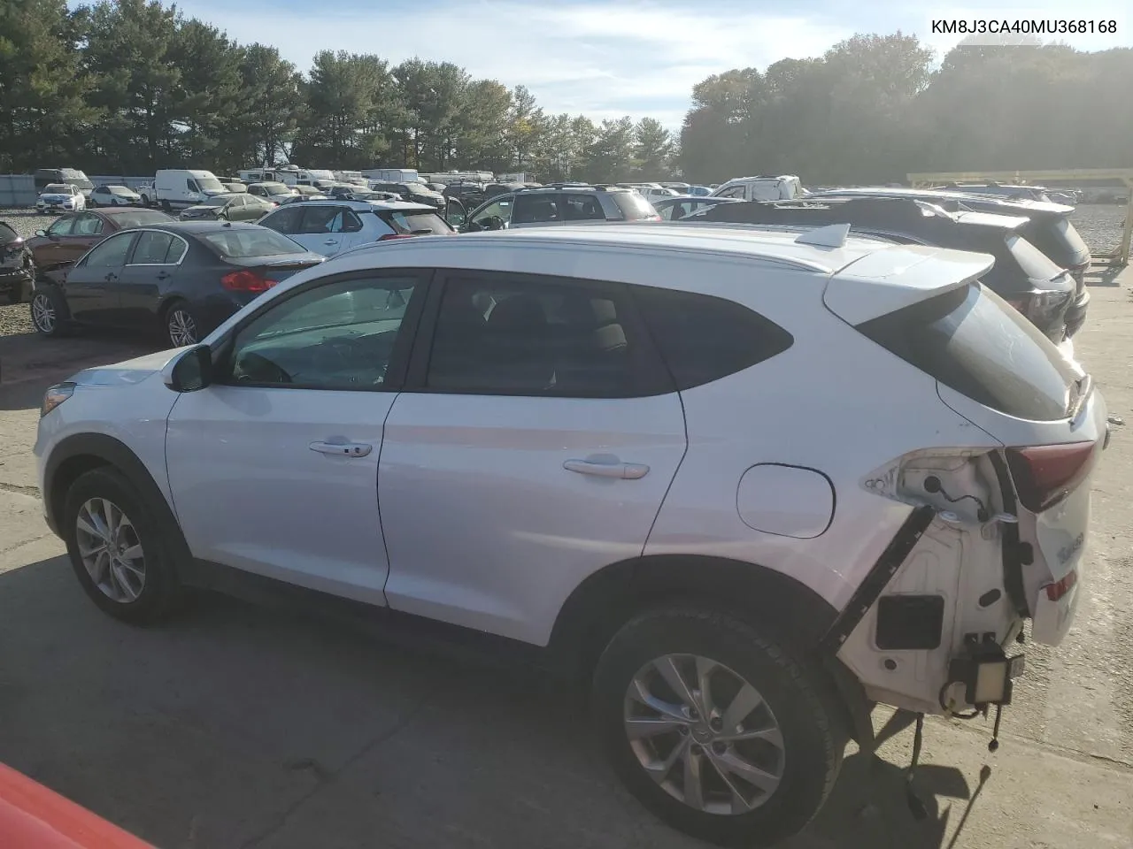 2021 Hyundai Tucson Limited VIN: KM8J3CA40MU368168 Lot: 73186214