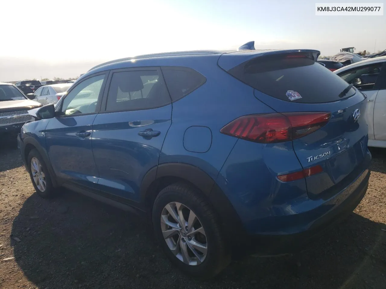 2021 Hyundai Tucson Limited VIN: KM8J3CA42MU299077 Lot: 73205444