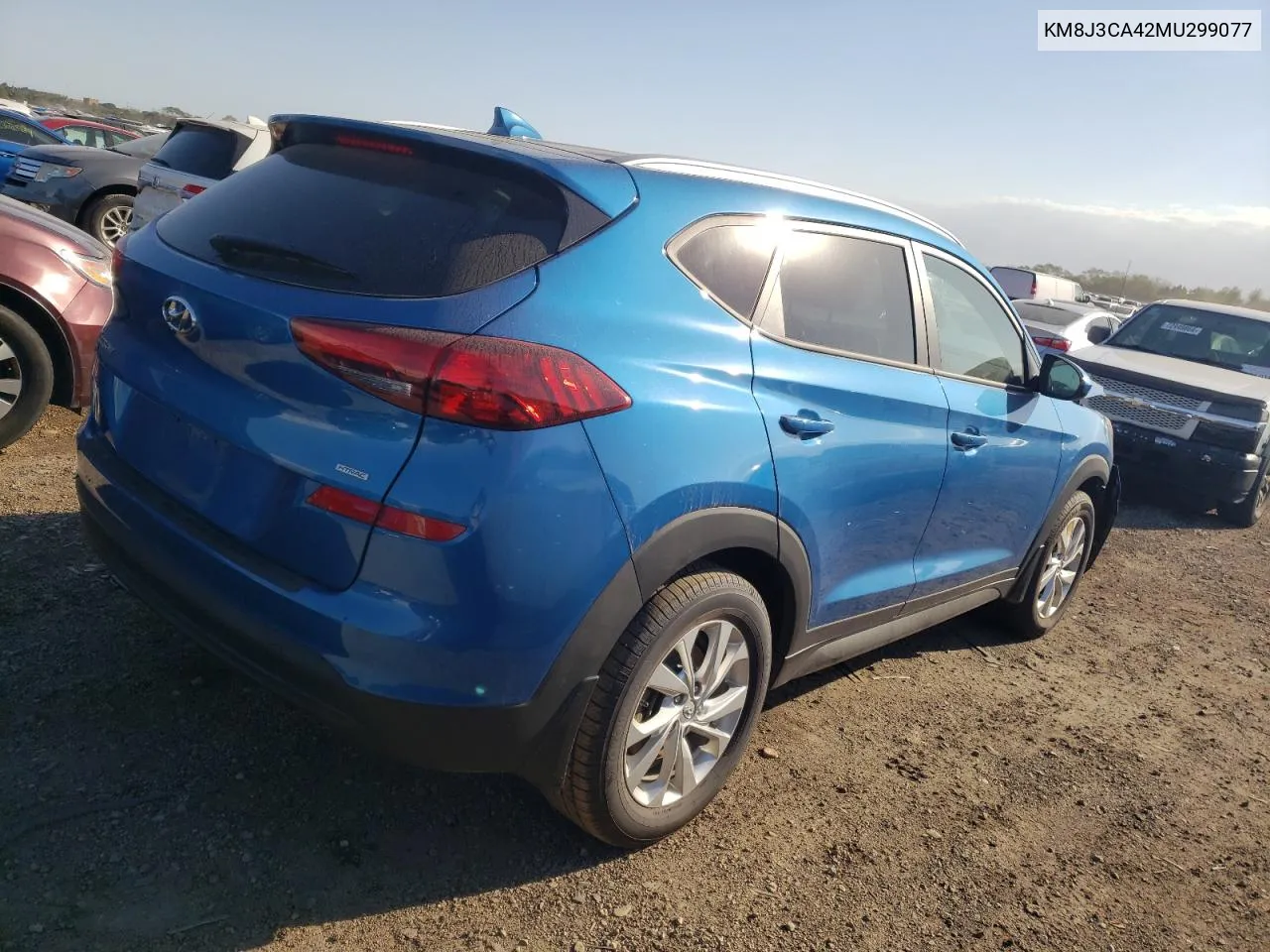 2021 Hyundai Tucson Limited VIN: KM8J3CA42MU299077 Lot: 73205444