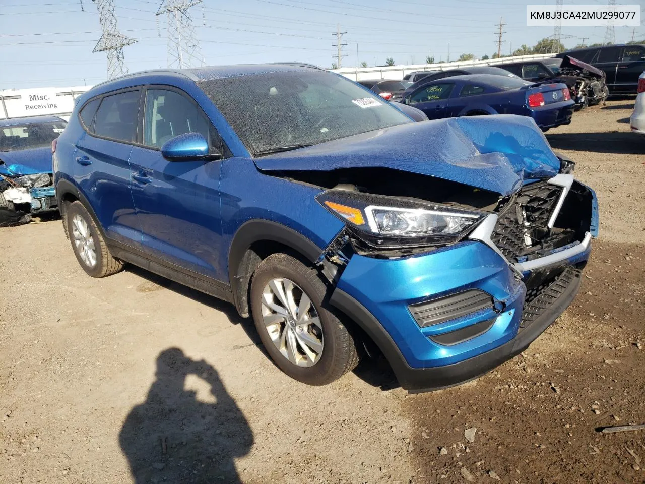 2021 Hyundai Tucson Limited VIN: KM8J3CA42MU299077 Lot: 73205444