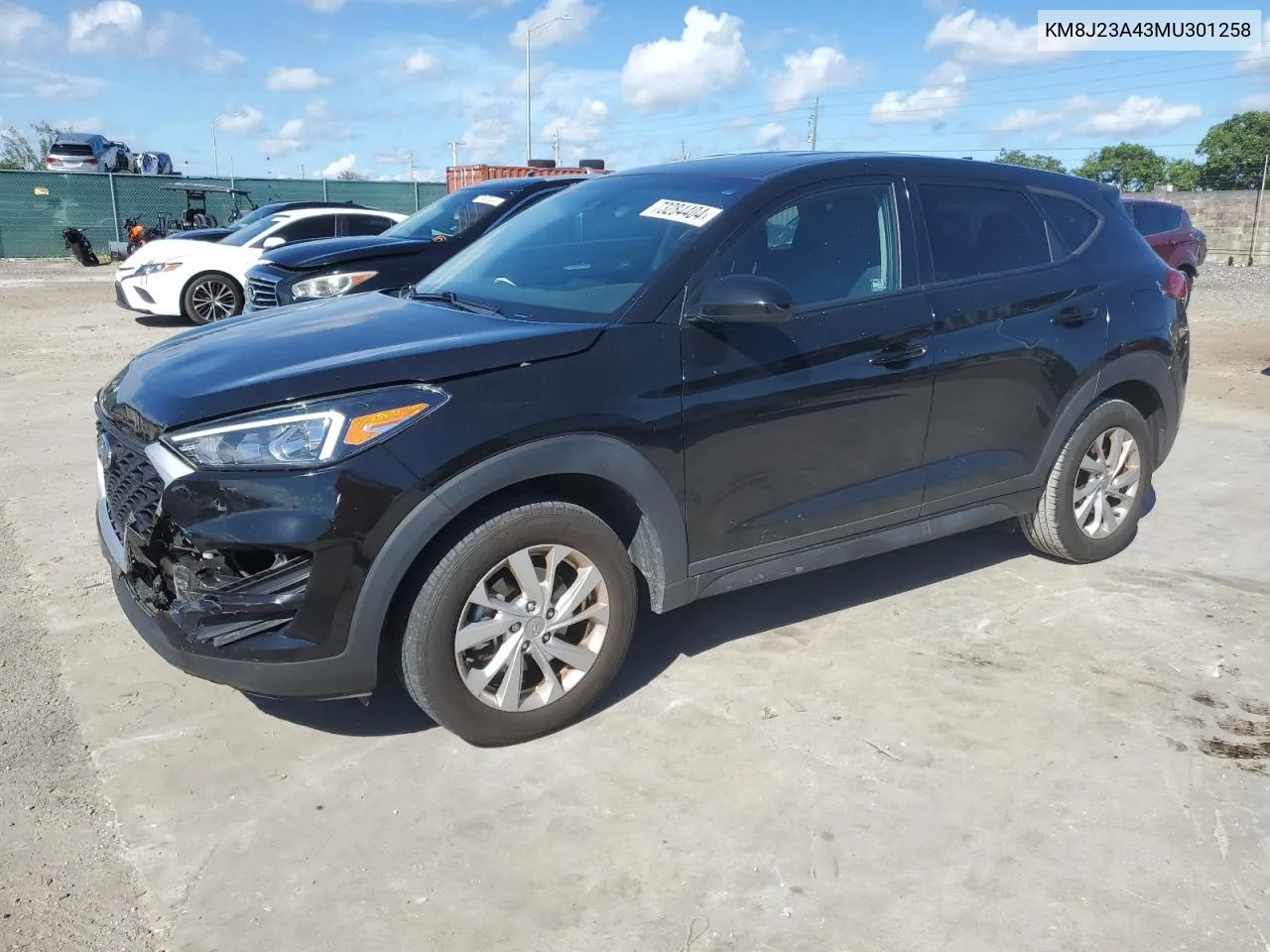 2021 Hyundai Tucson Se VIN: KM8J23A43MU301258 Lot: 73284404