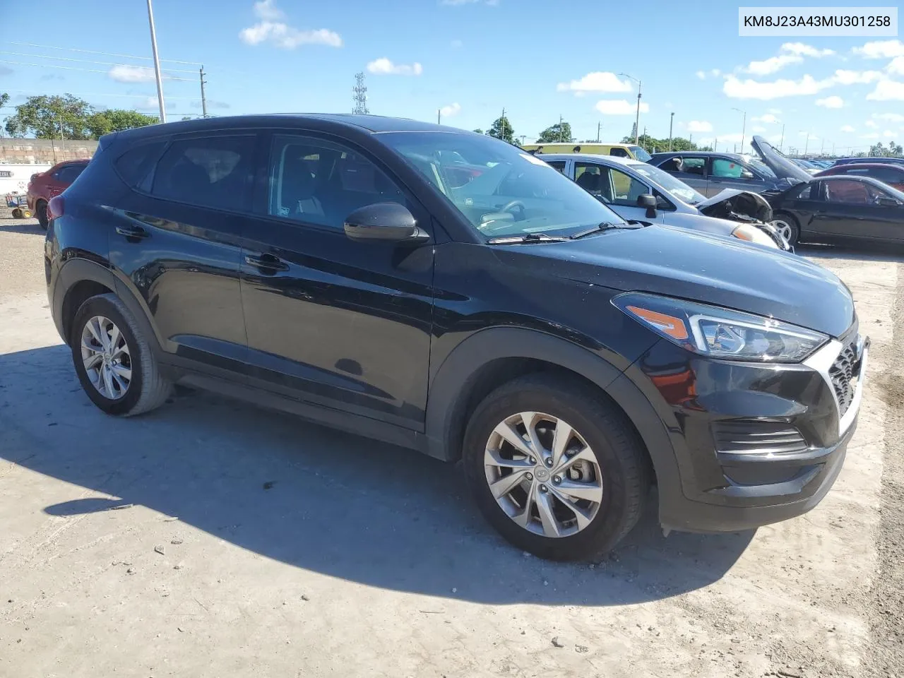 2021 Hyundai Tucson Se VIN: KM8J23A43MU301258 Lot: 73284404