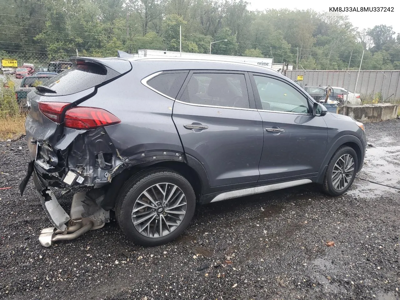 2021 Hyundai Tucson Limited VIN: KM8J33AL8MU337242 Lot: 73291714