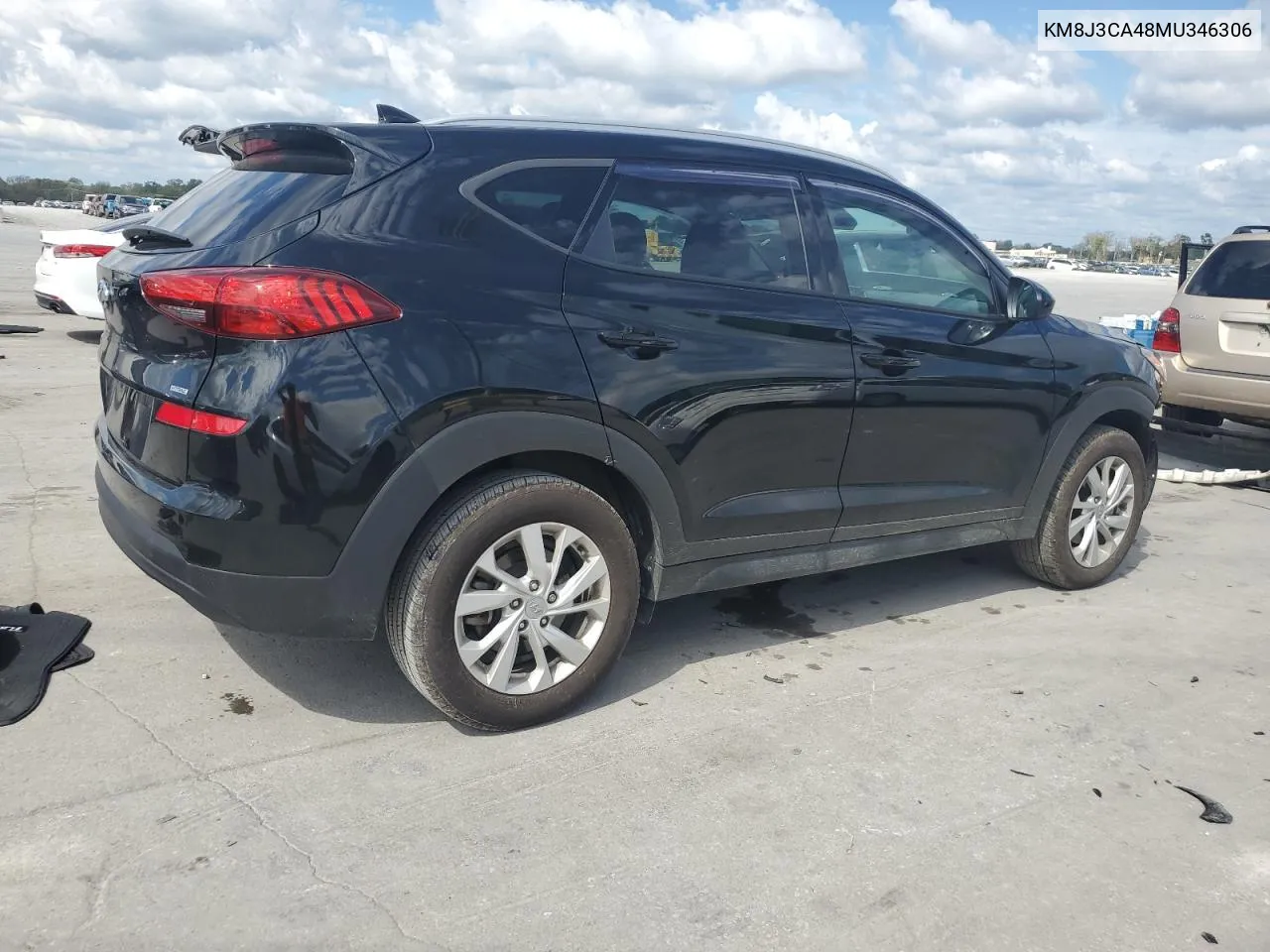 2021 Hyundai Tucson Limited VIN: KM8J3CA48MU346306 Lot: 73408244