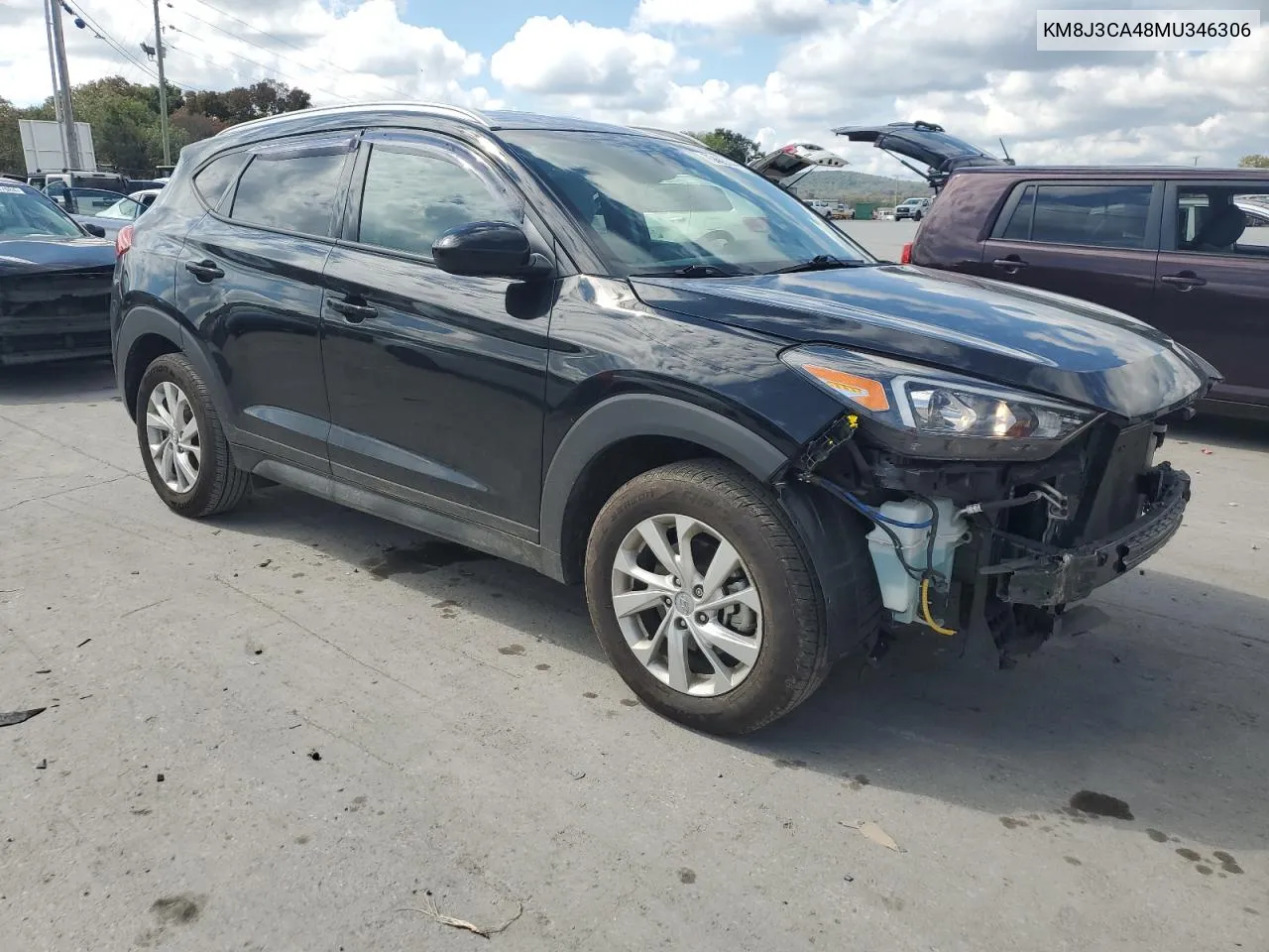 2021 Hyundai Tucson Limited VIN: KM8J3CA48MU346306 Lot: 73408244