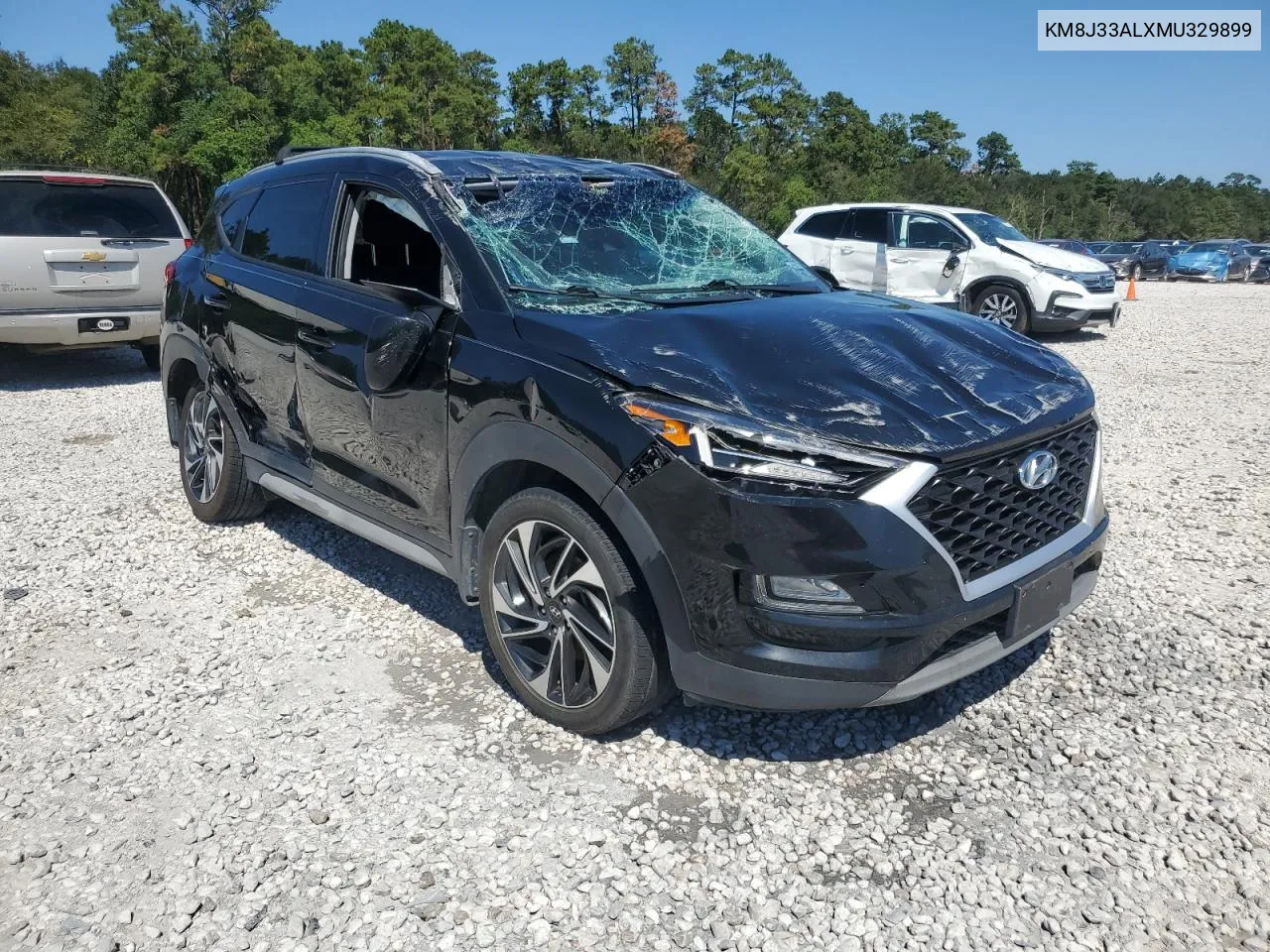 2021 Hyundai Tucson Limited VIN: KM8J33ALXMU329899 Lot: 73485624