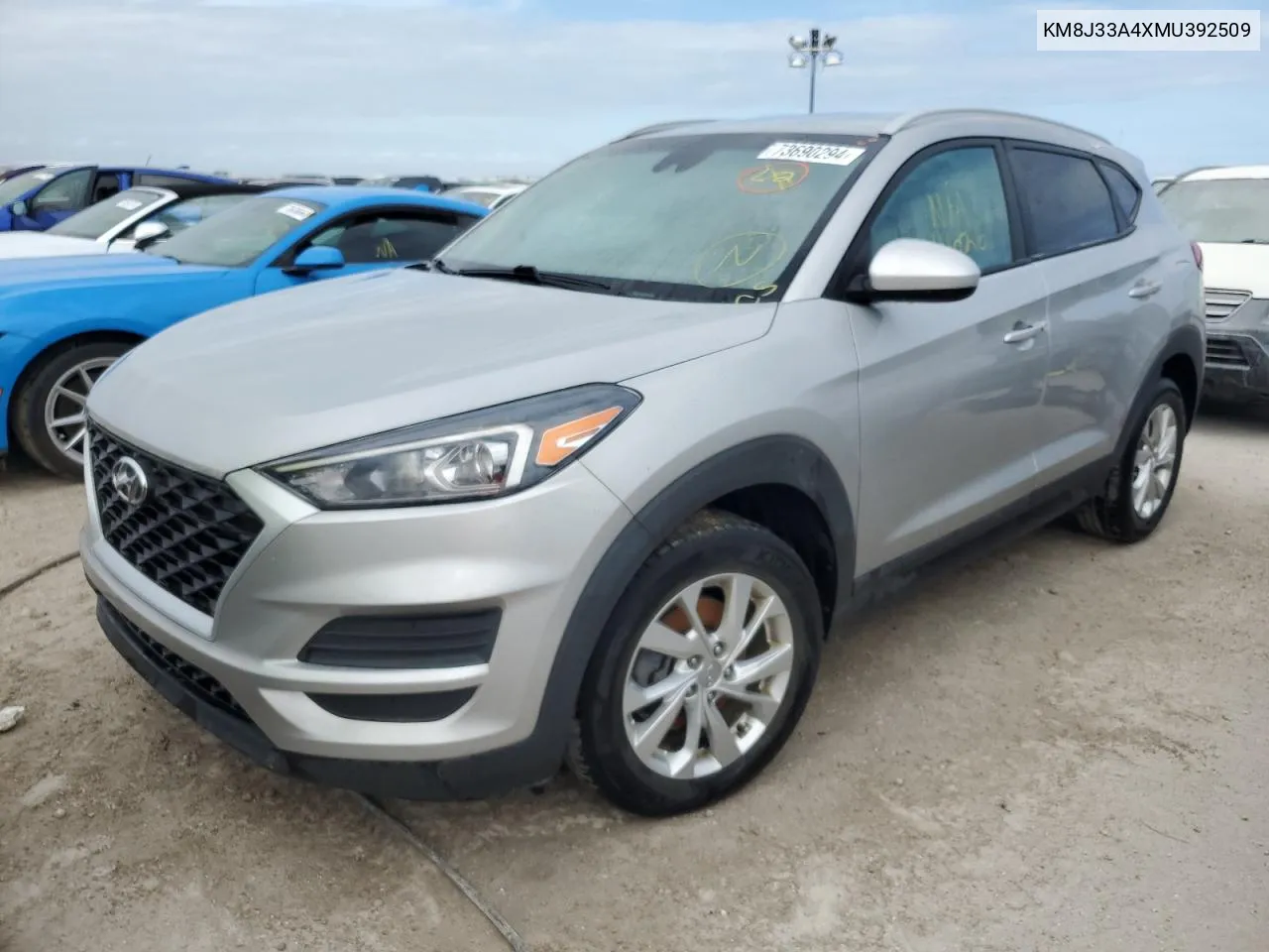 KM8J33A4XMU392509 2021 Hyundai Tucson Limited