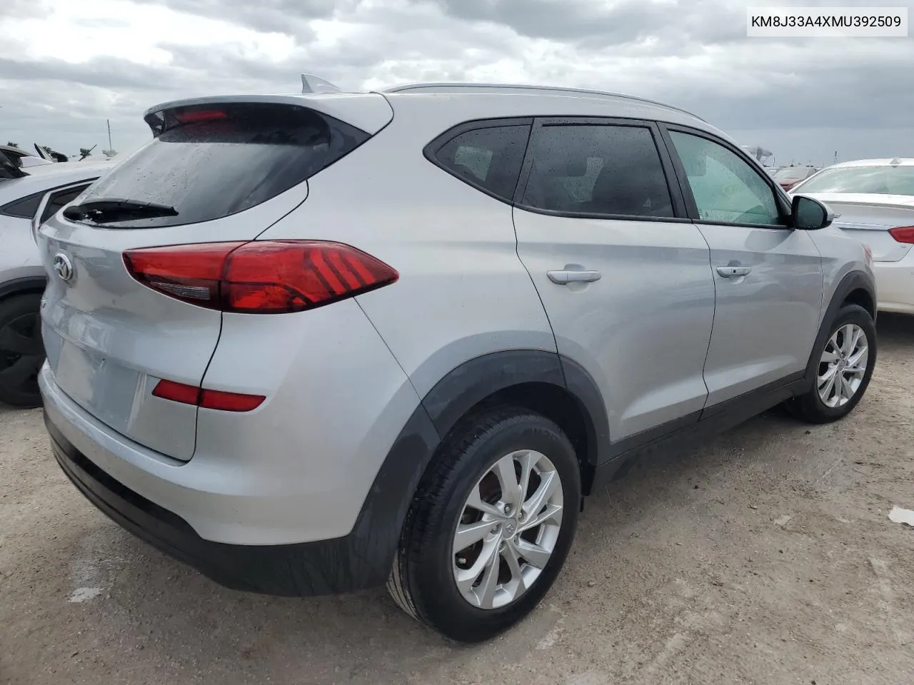 2021 Hyundai Tucson Limited VIN: KM8J33A4XMU392509 Lot: 73690294