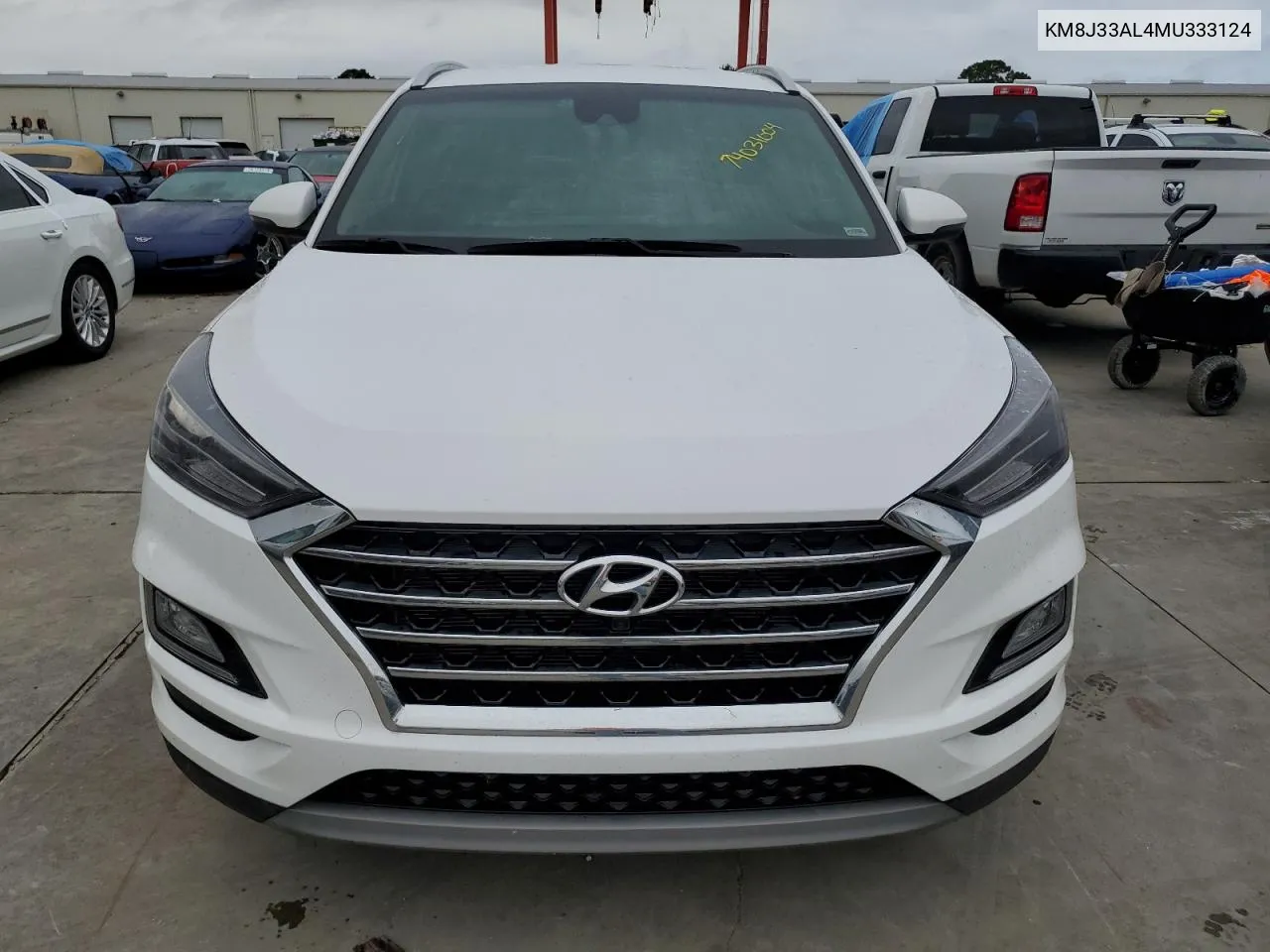 2021 Hyundai Tucson Limited VIN: KM8J33AL4MU333124 Lot: 74031004