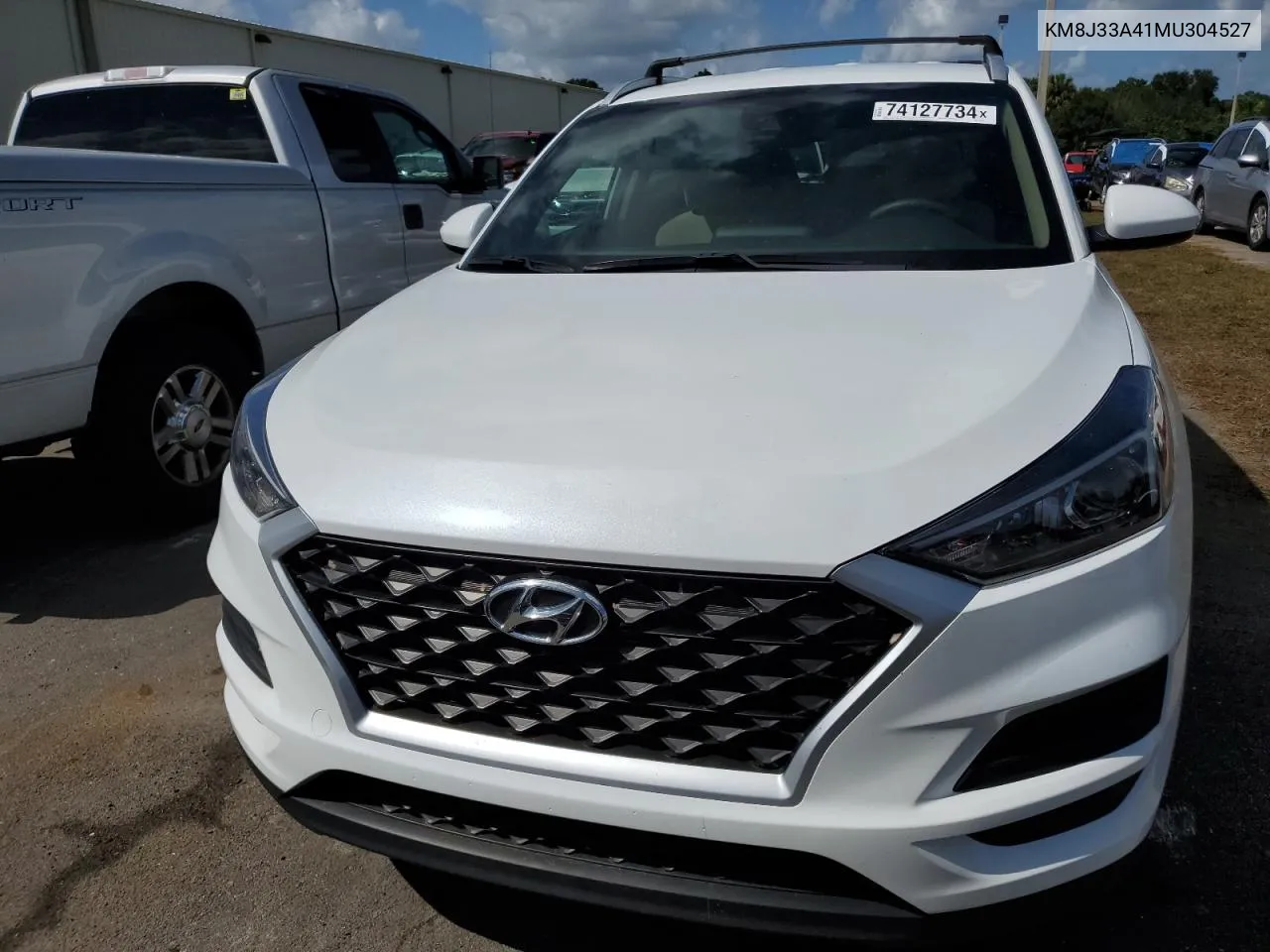 2021 Hyundai Tucson Limited VIN: KM8J33A41MU304527 Lot: 74127734