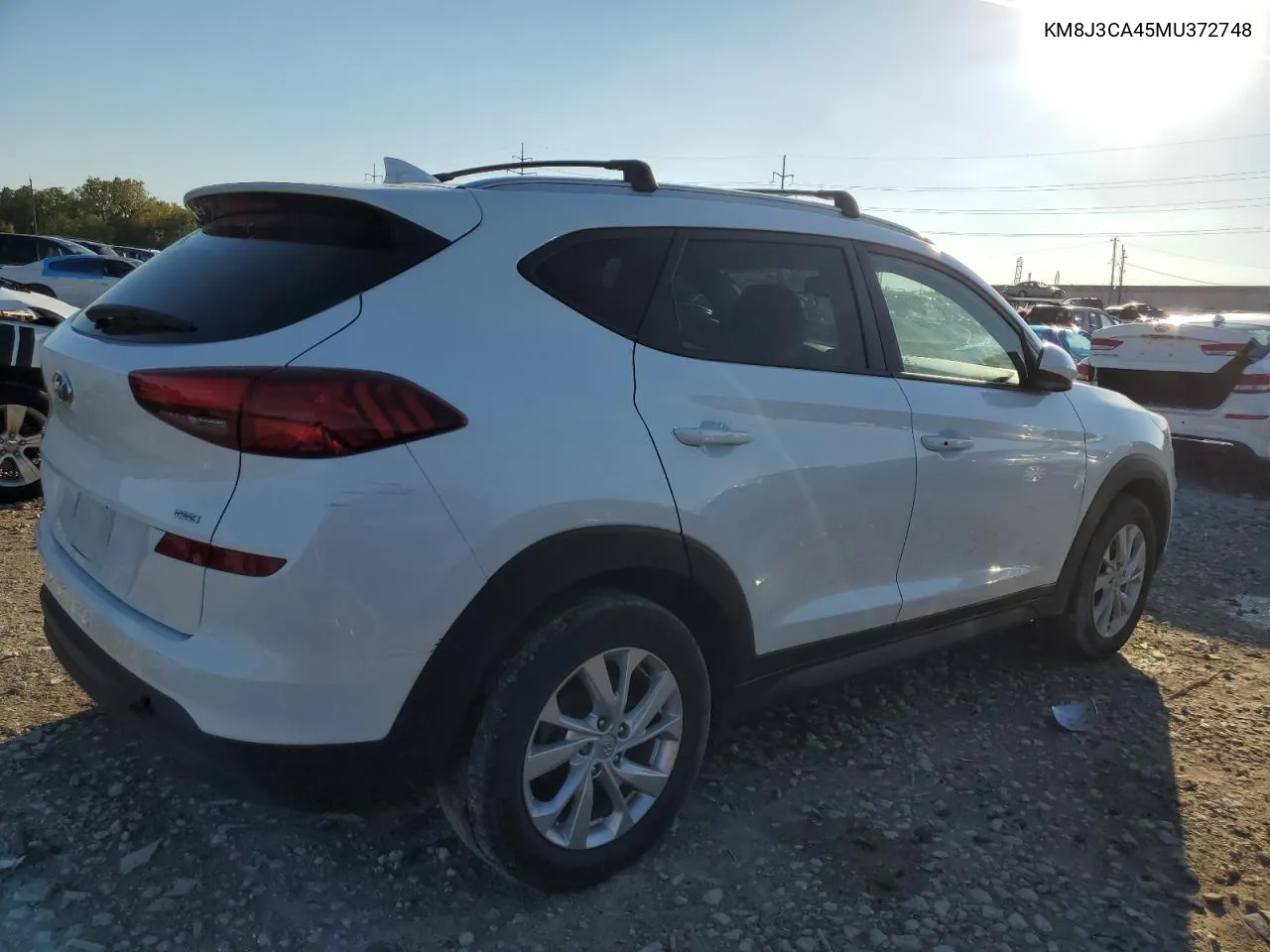 2021 Hyundai Tucson Limited VIN: KM8J3CA45MU372748 Lot: 74216134