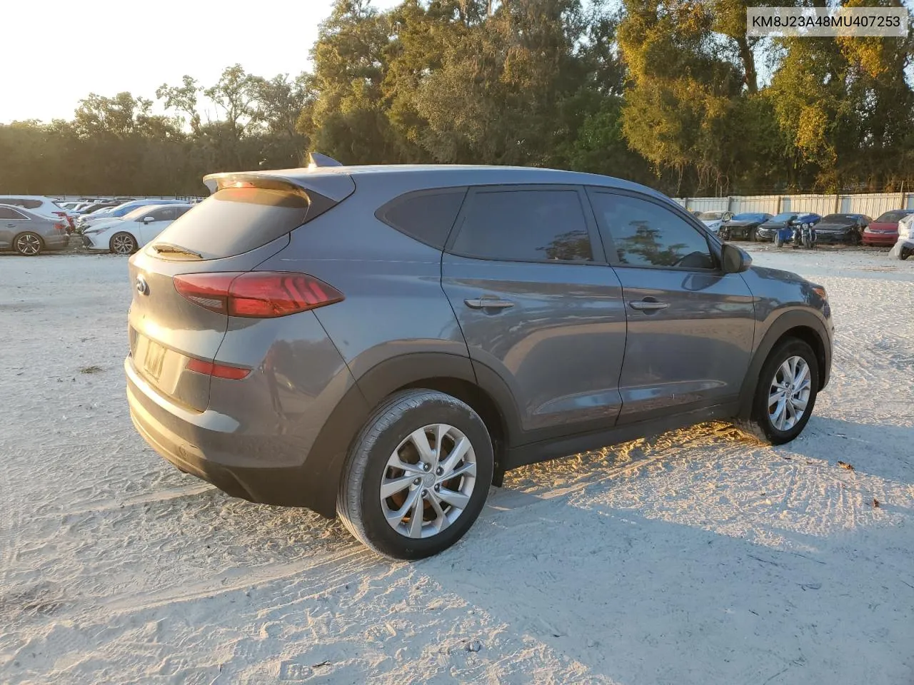 2021 Hyundai Tucson Se VIN: KM8J23A48MU407253 Lot: 74970614