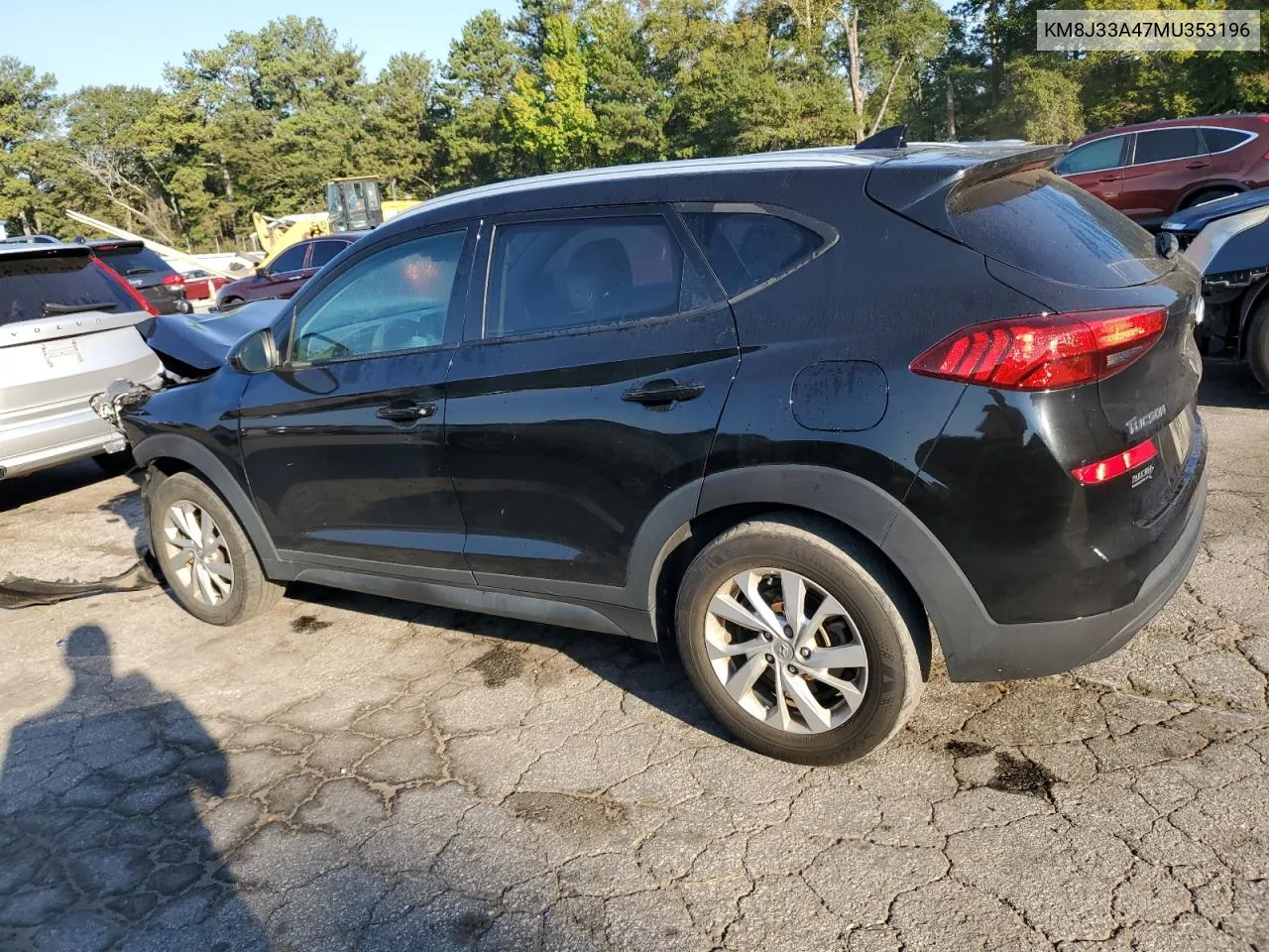 2021 Hyundai Tucson Limited VIN: KM8J33A47MU353196 Lot: 75113424