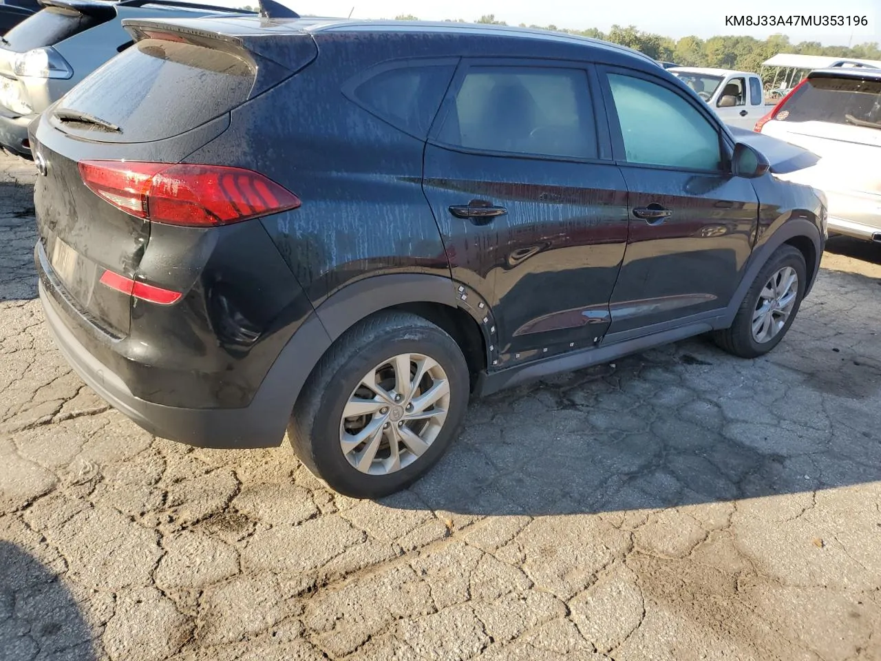 2021 Hyundai Tucson Limited VIN: KM8J33A47MU353196 Lot: 75113424