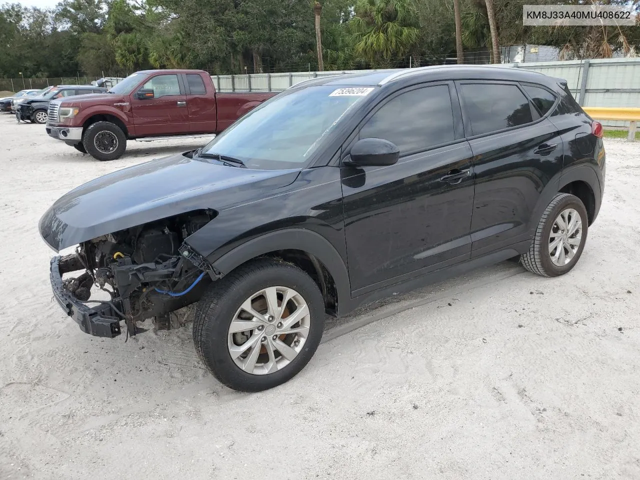 2021 Hyundai Tucson Limited VIN: KM8J33A40MU408622 Lot: 75396204