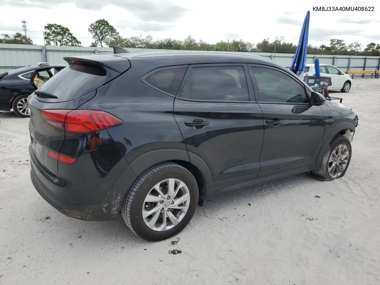 2021 Hyundai Tucson Limited VIN: KM8J33A40MU408622 Lot: 75396204