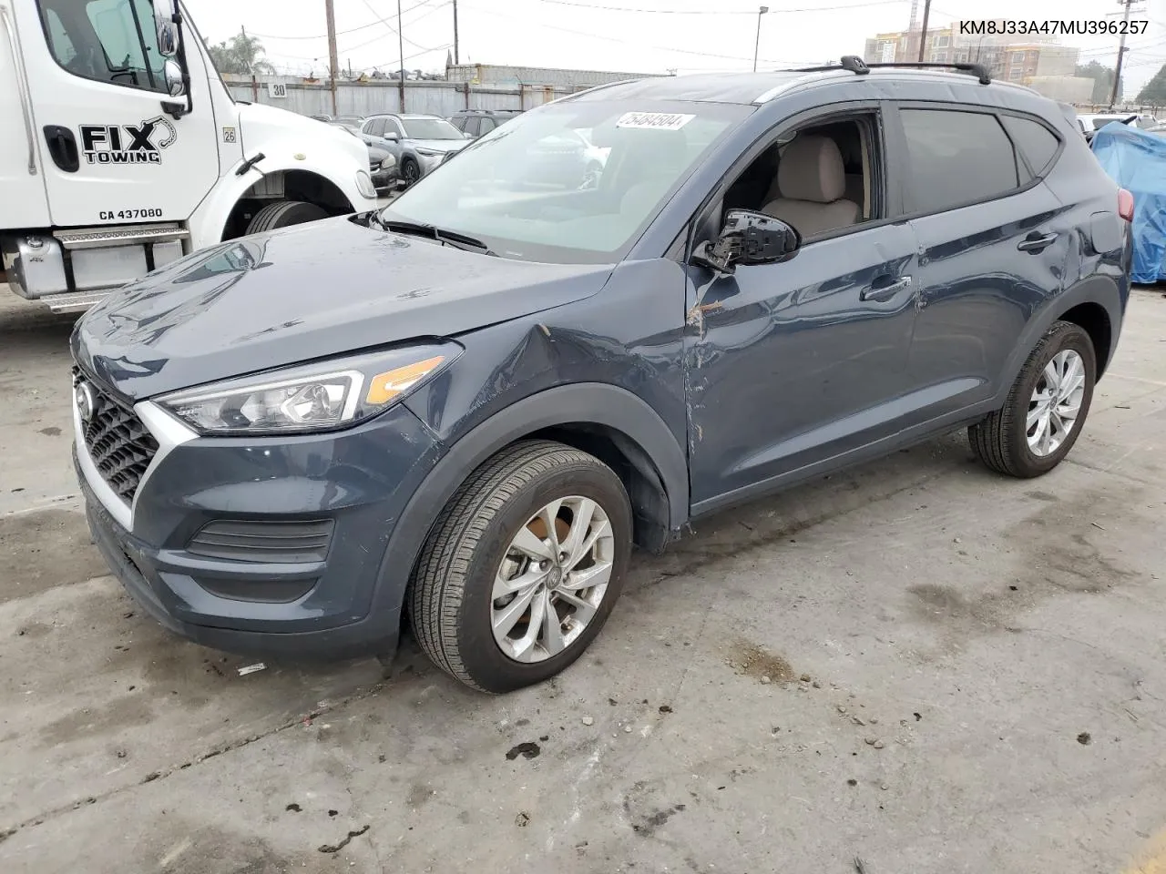 2021 Hyundai Tucson Limited VIN: KM8J33A47MU396257 Lot: 75484504