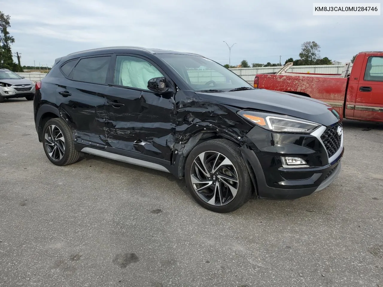 2021 Hyundai Tucson Limited VIN: KM8J3CAL0MU284746 Lot: 75487414