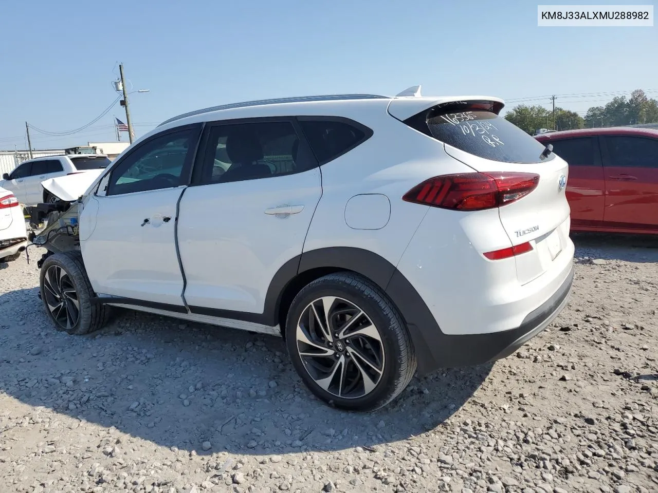 2021 Hyundai Tucson Limited VIN: KM8J33ALXMU288982 Lot: 75817724