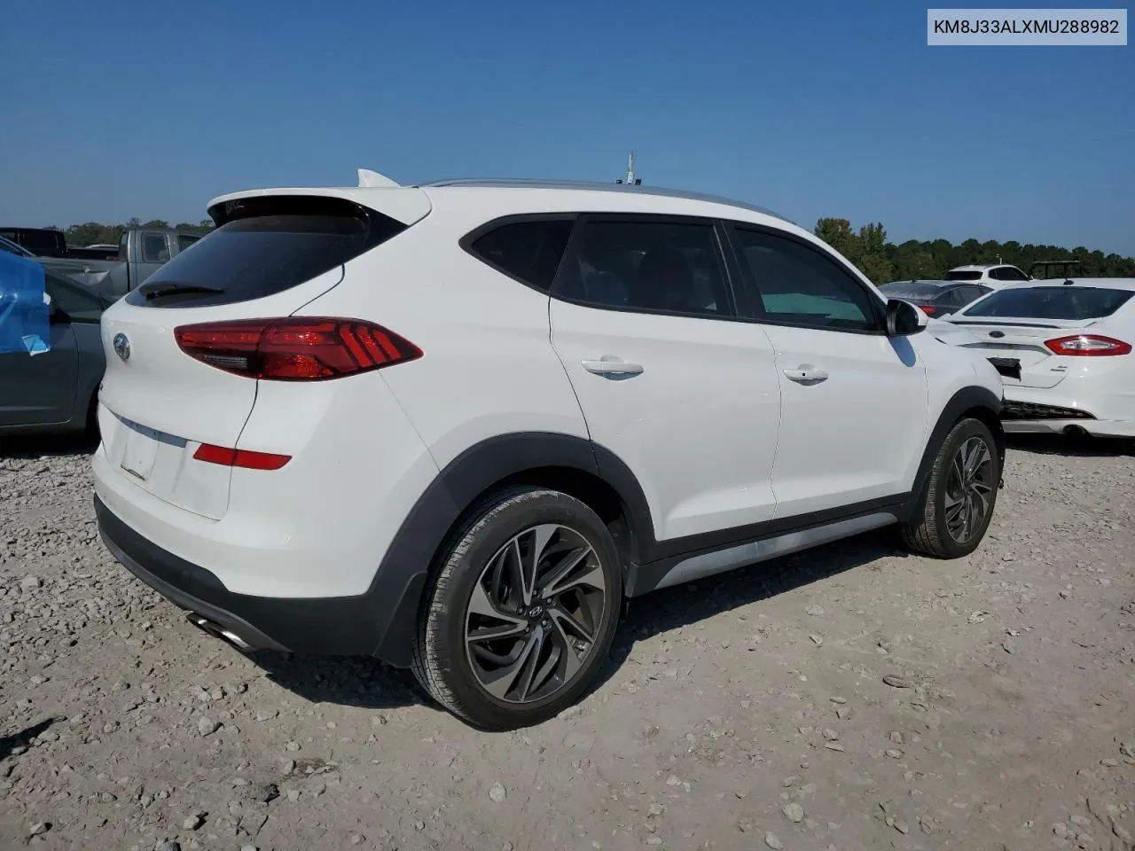 2021 Hyundai Tucson Limited VIN: KM8J33ALXMU288982 Lot: 75817724