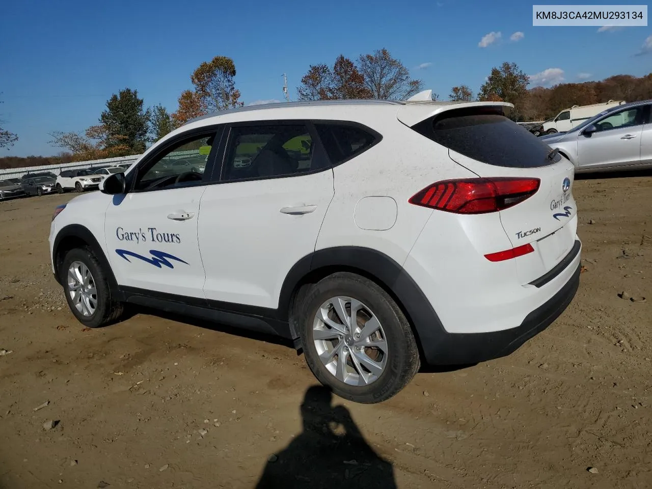 2021 Hyundai Tucson Limited VIN: KM8J3CA42MU293134 Lot: 75828554