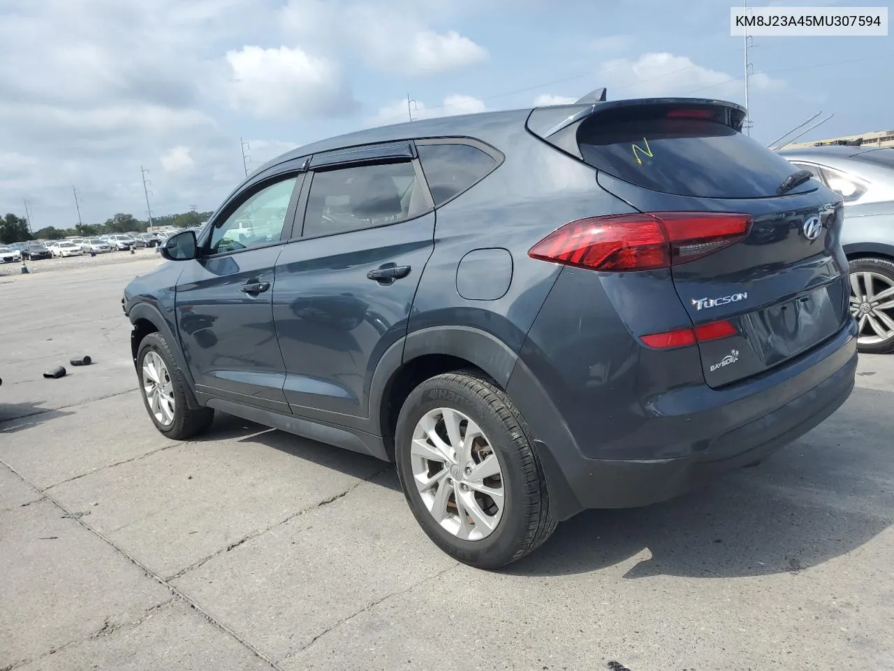 2021 Hyundai Tucson Se VIN: KM8J23A45MU307594 Lot: 75835104