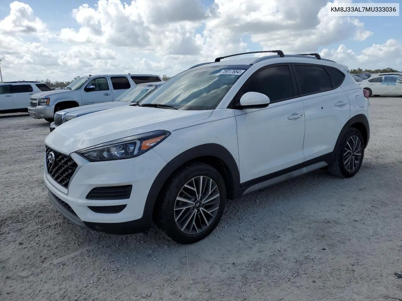 2021 Hyundai Tucson Limited VIN: KM8J33AL7MU333036 Lot: 75917664