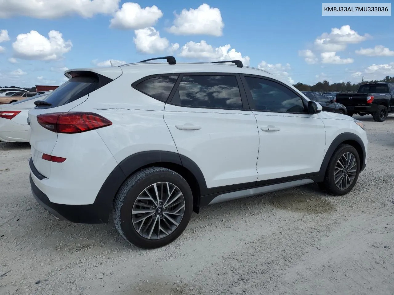 2021 Hyundai Tucson Limited VIN: KM8J33AL7MU333036 Lot: 75917664